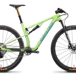 2023 Santa Cruz Blur Carbon CC (Sea Foam; XX1 AXS RSV build shown)