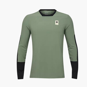 Fox Racing Defend Thermal LS Jersey (2025) - Moss Green