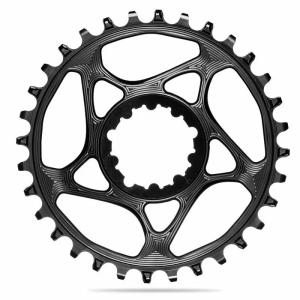 absoluteBLACK Round Direct Mount SRAM Boost 3mm offset Chainring - Black