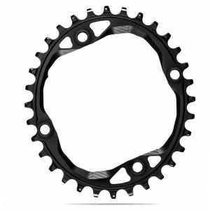 absoluteBLACK Oval 104 BCD Chainring - Black