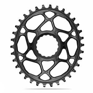 absoluteBLACK Oval Direct Mount Race Face Cinch Boost 3mm offset Chainring - Black