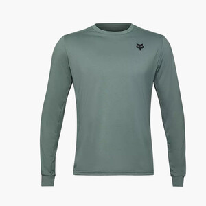 Fox Racing Ranger Drirelease Long Sleeve Jersey (2025) - Hunter Green