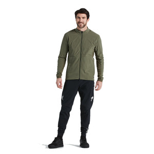 Trail Alpha Jacket Oak Green Front Full View