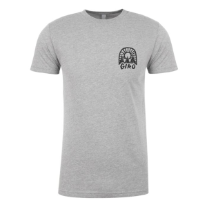 Giro Men's Tech Tee (Dark Heather Grey Wavy, front)