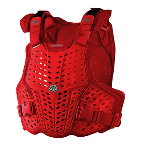 Troy Lee Designs Rockfight CE Flex Body Armor - Red - front view