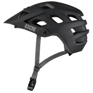 iXS Trail EVO Open Face Helmet - Black - left side view