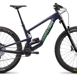 2023 Santa Cruz Megatower XX1 AXS RSV Flight Attendant Carbon CC (Trans Blue)