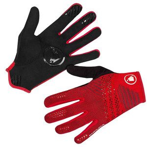 Endura SingleTrack LiteKnit Gloves - Rust Red