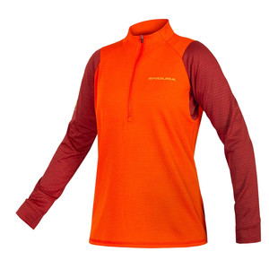 Endura Women's SingleTrack Fleece - Paprika - front