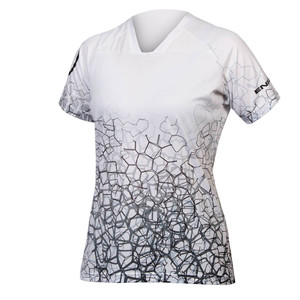 Endura Women's SingleTrack Print LTD Jersey - White - front