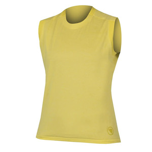 Endura Women's SingleTrack Tank Top Jersey - Sulphur - front
