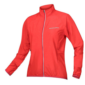 Endura Women's Pakajak Jacket - Hi-Viz Coral - front