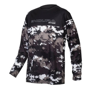 Endura Kids MT500JR LS Jersey - Camouflage - front