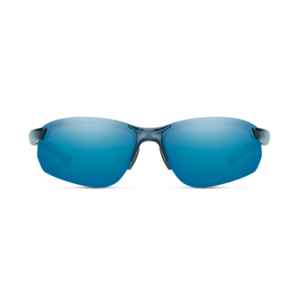 Smith Parallel Max 2 Glasses - Crystal Mediterranean / Polarized Blue Mirror Lens