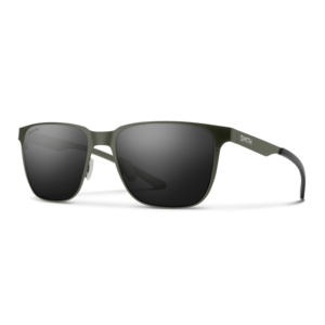 Smith Lowdown Metal Glasses - Matte Moss + ChromaPop Polarized Black Lens