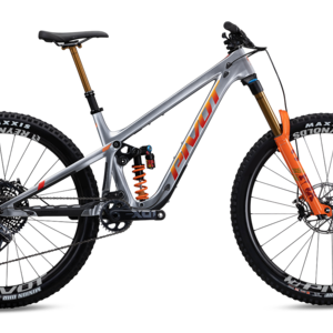 2023 Pivot Firebird Pro X01 (Silver Sunrise, with FOX DHX2 shock and Reynolds Blacklabel Trail Pro Carbon rims)