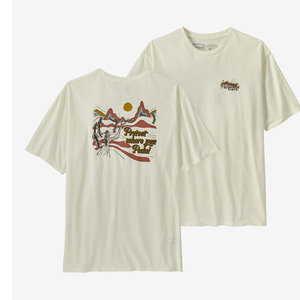 Patagonia Protect Pedal Organic T-Shirt - Birch White