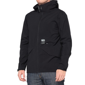 100% Hydromatic Parka - Black (2024) - front