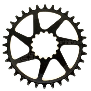 e*thirteen Helix Plus Direct Mount Chainring (2024) - Black