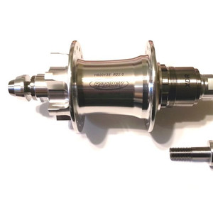 Hadley XD Driver 135mm X 10mm Ti Bolt-on Rear Hub (2024) - Clear Polished