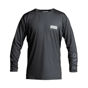 Akta Trail LS Jersey (2024) - Almost Black (front)