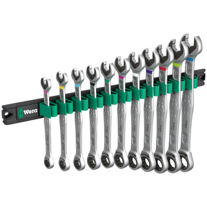 Wera 9630 Magnetic rail 6000 Joker 1 Ratcheting combination wrenches set (11 pieces)