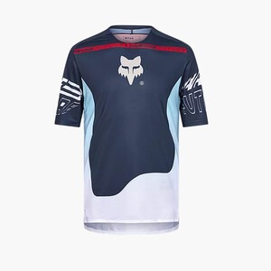 Fox Racing Flexair Elevated Future SS Jersey (2025) - Midnight Blue (front)