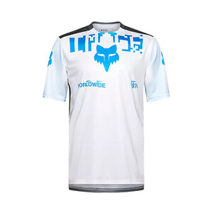 Fox Racing Ranger Digi Image SS Jersey (2025) - White (front)