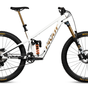 2025 Pivot Firebird Pro XT/XTR Neo (White Gold, 29" DT Swiss alloy wheels)