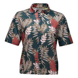 Pearl Izumi Women's Canyon Tech Snap Jersey - Rosewood Palm