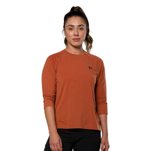 Pearl Izumi Women's Canyon Merino 3/4 Sleeve Jersey - Clay