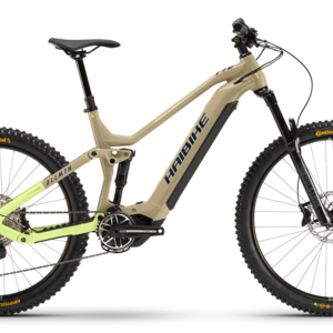 2025 Haibike AllMtn 3 (Coffee/Green/Blue)