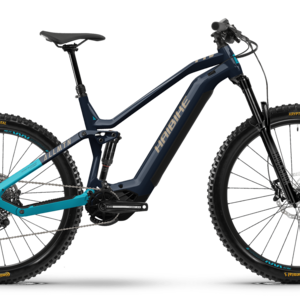 2025 Haibike AllMtn 2 (Blue/Cyan/Caramel)