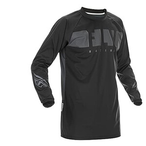 Fly Racing Windproof Jersey (2024) - Black/Gray