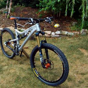 minus the chain and rear derailleur