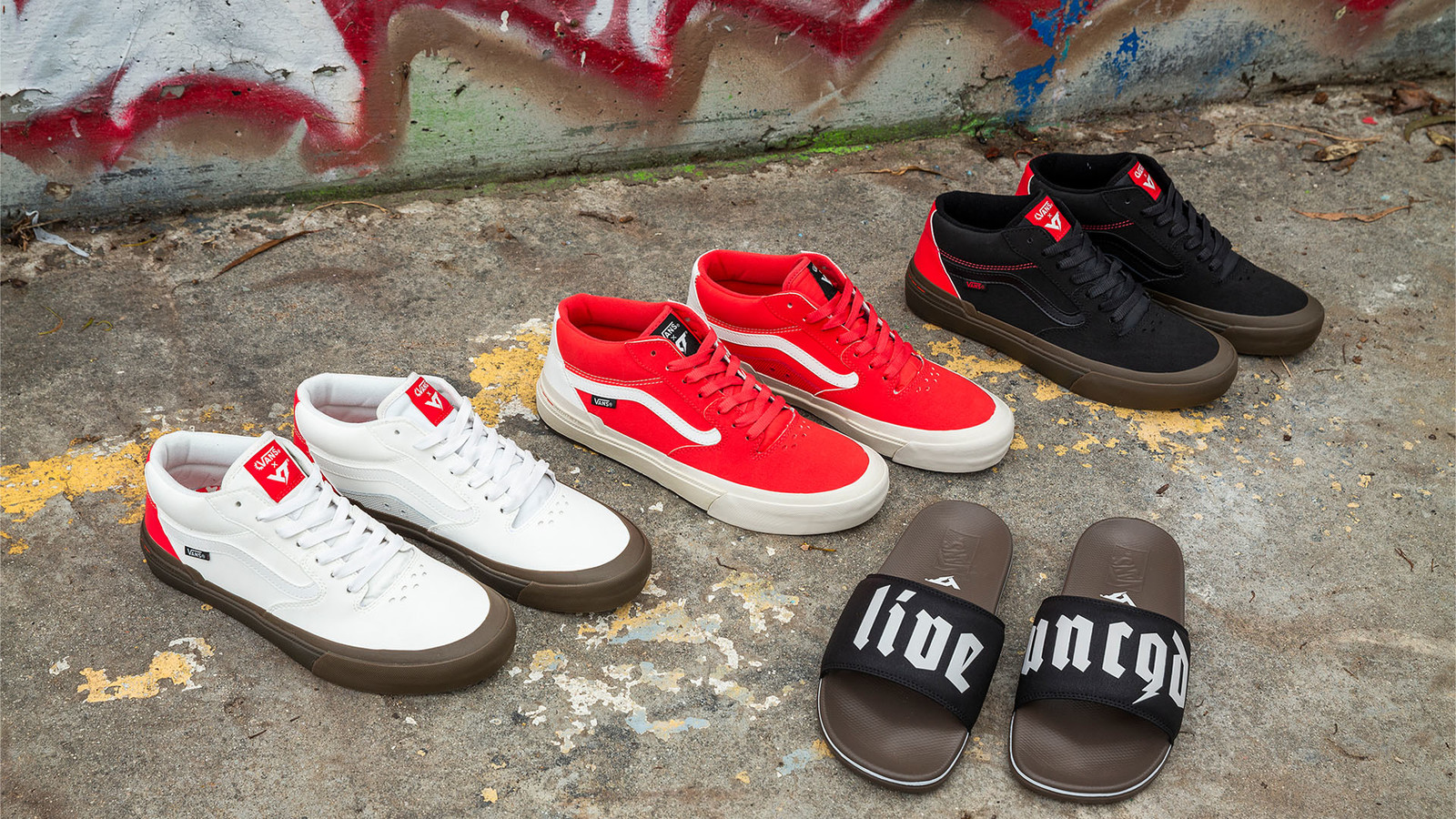 0] VANS OFF 泥臭い THE WALL SKATEBOARDING