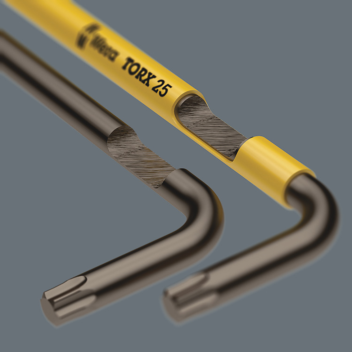 9679 TX XL Multicolour HF 1 L-key set with holding function%2C long%2C 9 pieces WITH THERMOPLASTIC SLEEVE