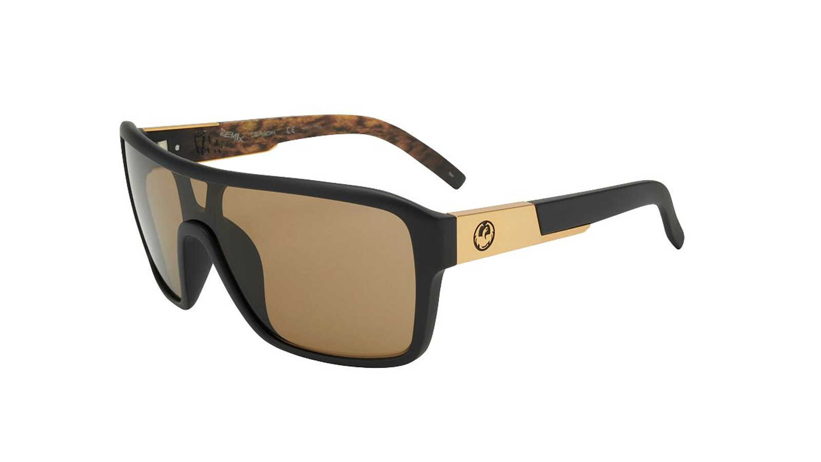 Matte Black Lynxx w LUMALENS Brown