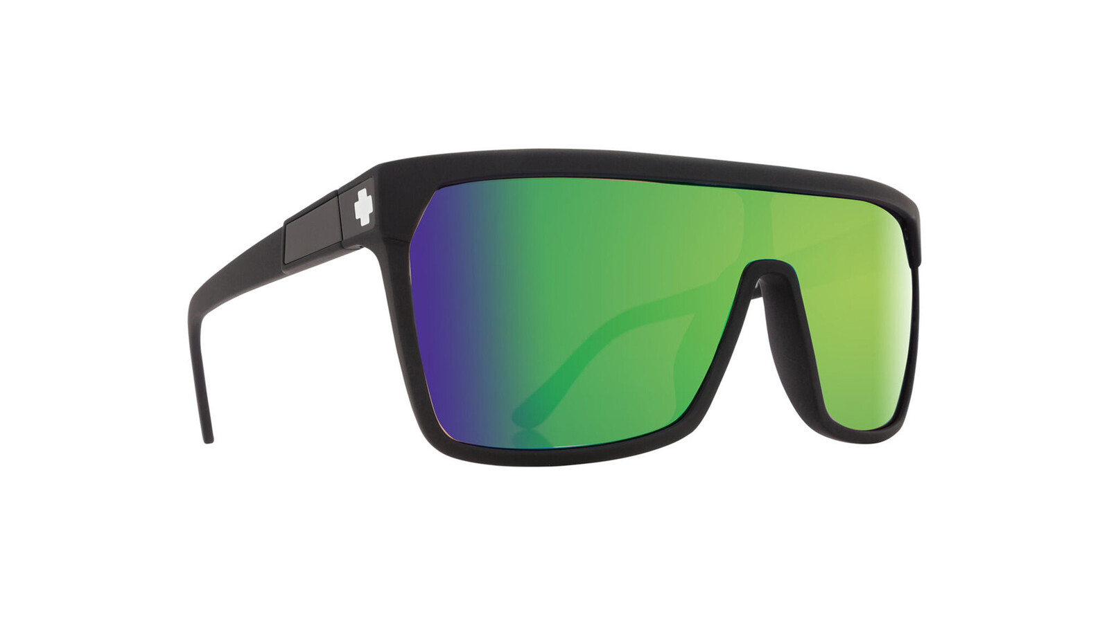 Happy Bronze with Green Spectra Mirror - Matte Black frame