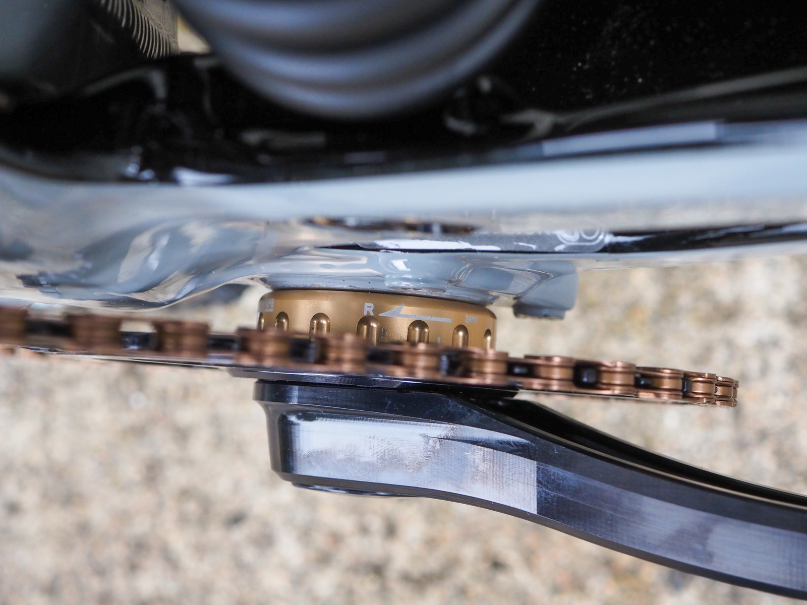 Custom bottom bracket by Wheels Mfg 
