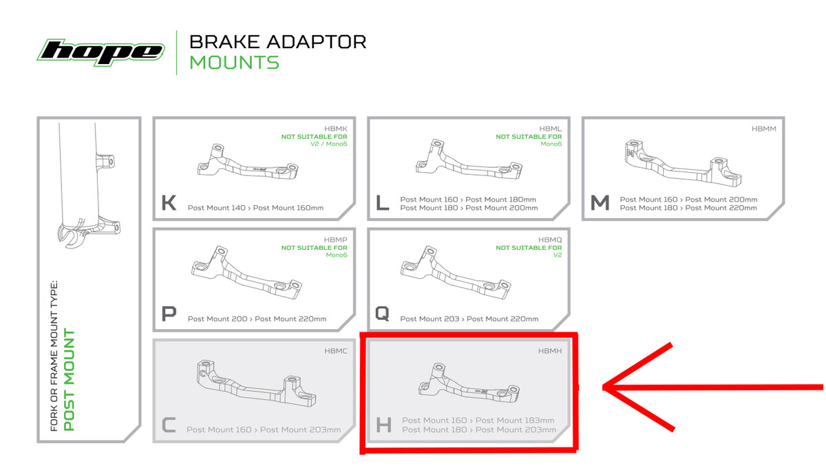Brake adaptors