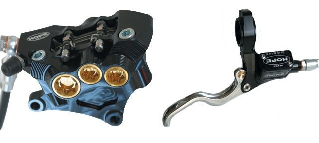 パーツ hope tech mono 6 Hope Introduces 6-Piston Brake for Big Bikes Only - The Hub