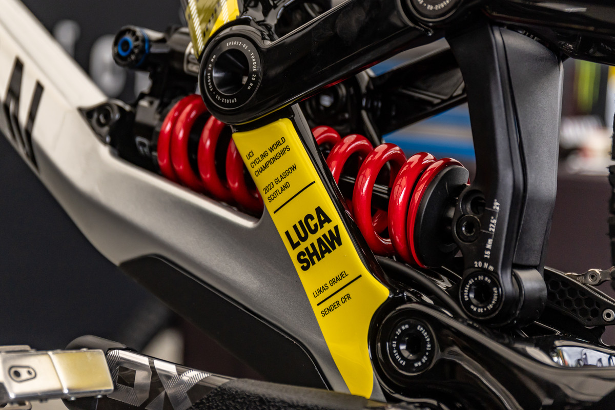 Canyon Collective pits. Luca Shaw's Canyon Sender