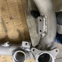 Rear shock mounting blocks and an internal routed dropper port