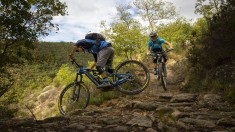 Jerome Clementz and Tracy Moseley Show Off the New Trail Network in Pietra Ligure