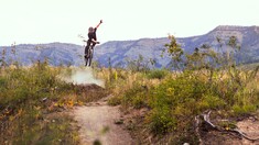Slopestyle Rider Liam Baylis Having Big Bike Fun on His Home Trails