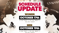 Rampage Schedule Change – Women Oct. 17, Men Oct. 19