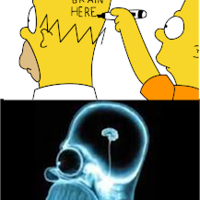 insert brain Simpson