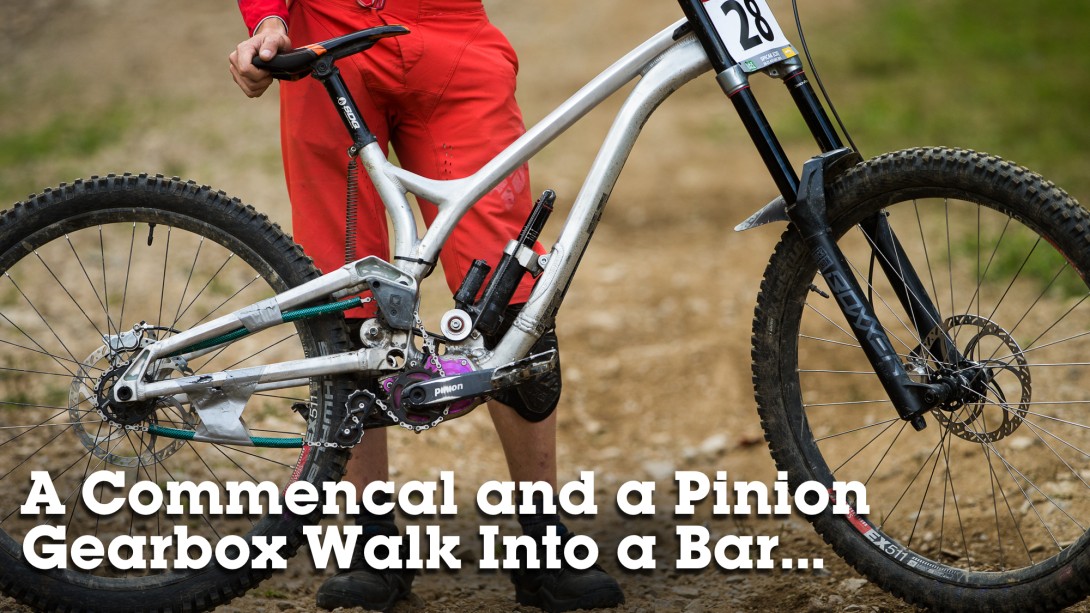 DIY Commencal Supreme DH with Pinion Gearbox