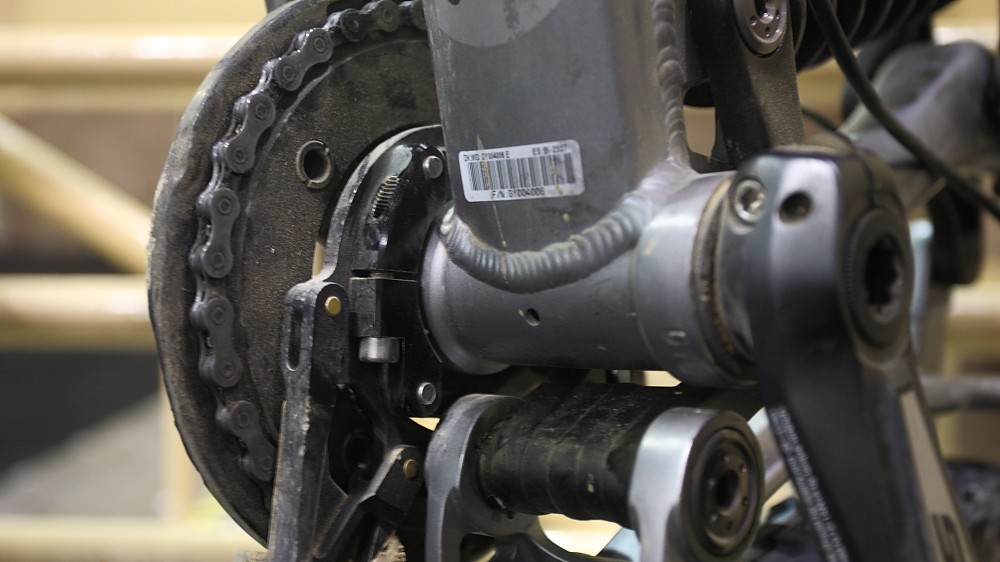 Clutch ISCG05 Adapter on a Giant Reign